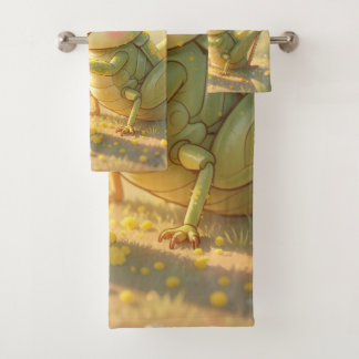 The Grasshopper and the Nectar Masterpiece Bath Towel Set