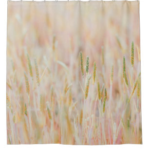 THE GRASSLAND WAS TURNED INTO PASTEL-COLORED BY HE SHOWER CURTAIN