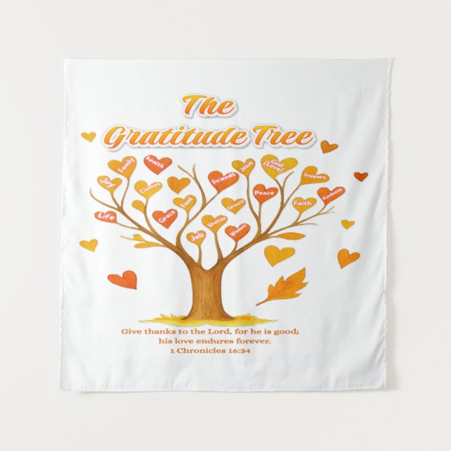 'The Gratitude Tree' Tapestry (Front)