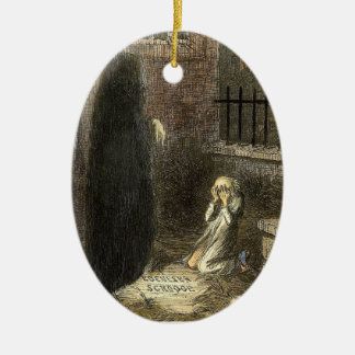 The Grave of Scrooge. Ceramic Tree Decoration