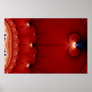 The Gravity Wells Fractal Poster