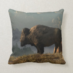 The Great American Bison Cushion