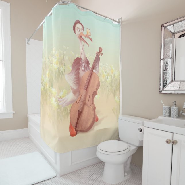The Great Artist in Spring Shower Curtain (In Situ)