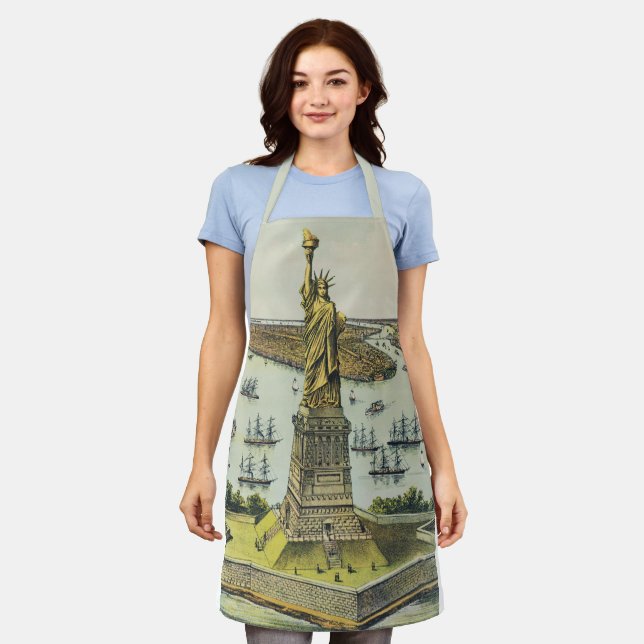 The Great Bartholdi Statue, Statue of Liberty Apron (Worn)