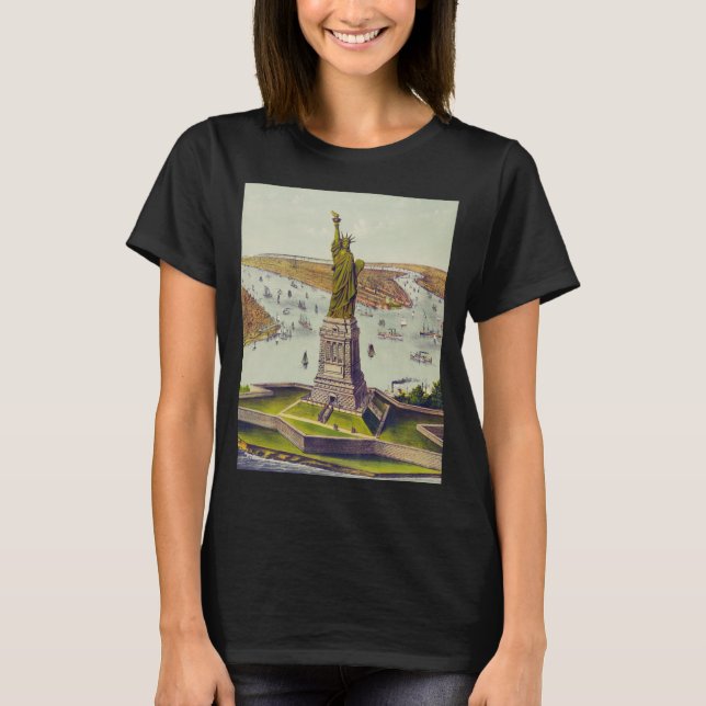 The Great Bartholdi Statue, Statue of Liberty T-Shirt (Front)