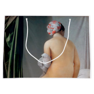 The Great Bather (Seated Woman), Dominique Ingres Large Gift Bag