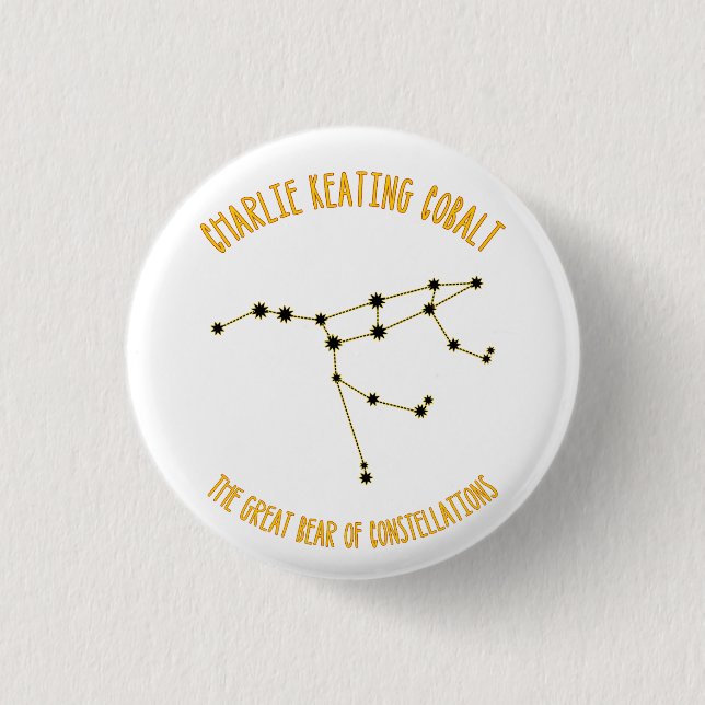 The Great Bear 3 Cm Round Badge (Front)