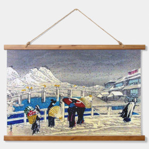 The Great Bridge at Matsue Oda Kazuma 1924 Hanging Tapestry