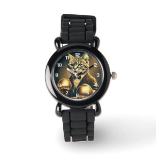 The Great Catsby – Cat with boxing gloves Watch