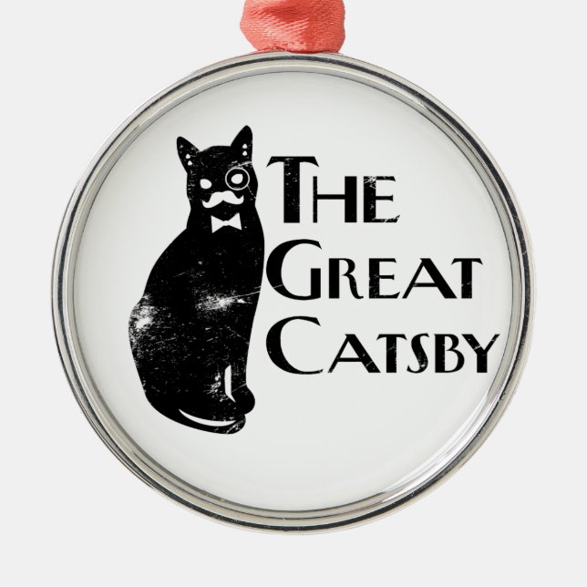 The Great Catsby Metal Tree Decoration (Front)