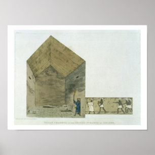 The Great Chamber in the second pyramid of Ghizeh, Poster