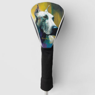 The Great Dane Dog - Composition 002 Golf Head Cover