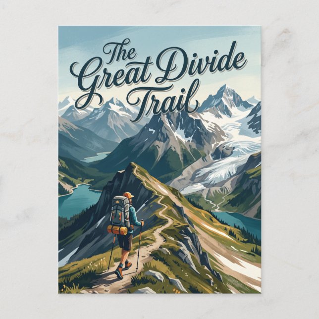The Great Divide Trail Canada Postcard (Front)