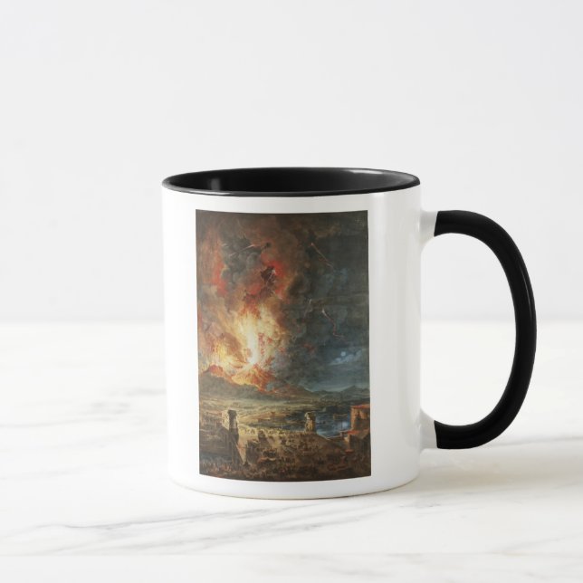 The Great Eruption of Mt. Vesuvius Mug (Right)