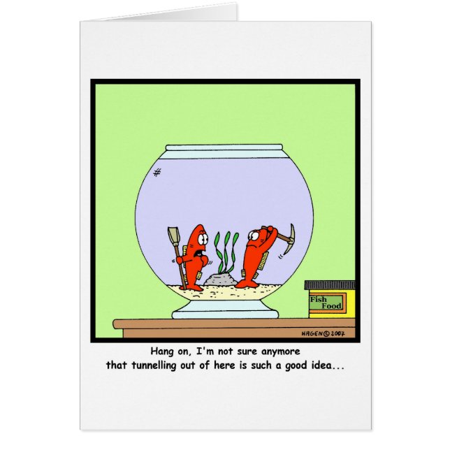 The Great Escape: Goldfish cartoon (Front)