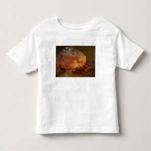 The Great Fire of London, c.1797 (oil on canvas) Toddler T-Shirt