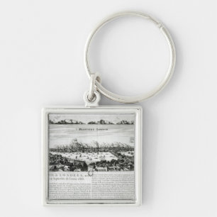 The Great Fire of London in 1666 Key Ring