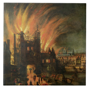 The Great Fire of London (September 1666) with Lud Tile