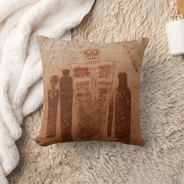 The Great Gallery,Horseshoe Canyon, Utah Cushion (Blanket)