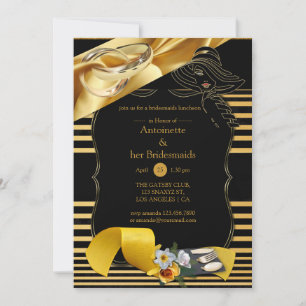The Great Gatsby Bridesmaid invitation