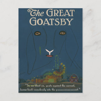 The Great Goatsby postcard