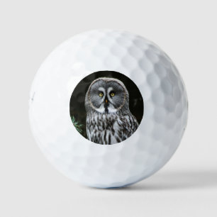 The Great Grey Owl be6 gbcna Golf Balls