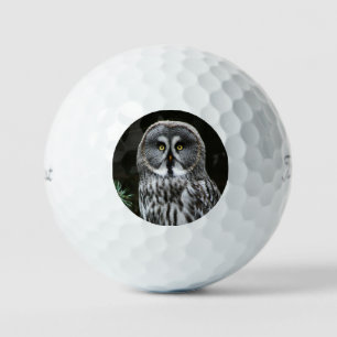 The Great Grey Owl tpv1 gbcnm Golf Balls