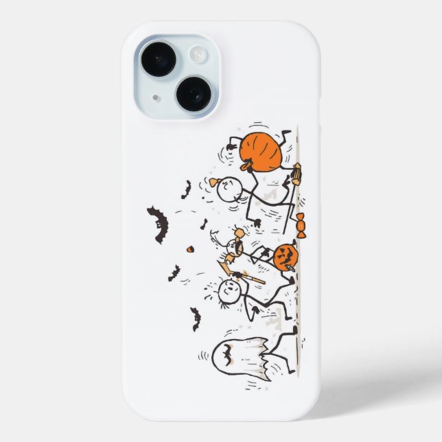 The Great Halloween Candy Fight – Playful Stick Case-Mate iPhone Case (Back)