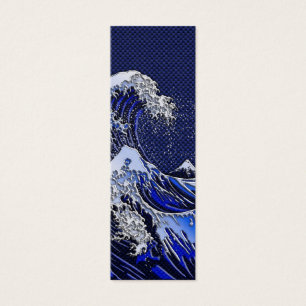 The Great Hokusai Wave chrome carbon fiber styles