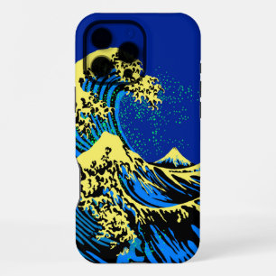 The Great Hokusai Wave in Vibrant Pop Style iPhone 16 Pro Max Case