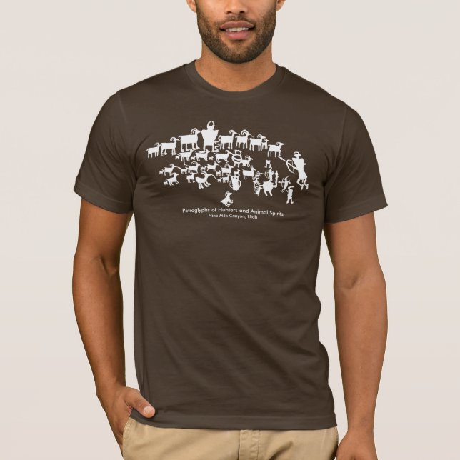 The Great Hunt Petroglyph Panel T-Shirt (Front)