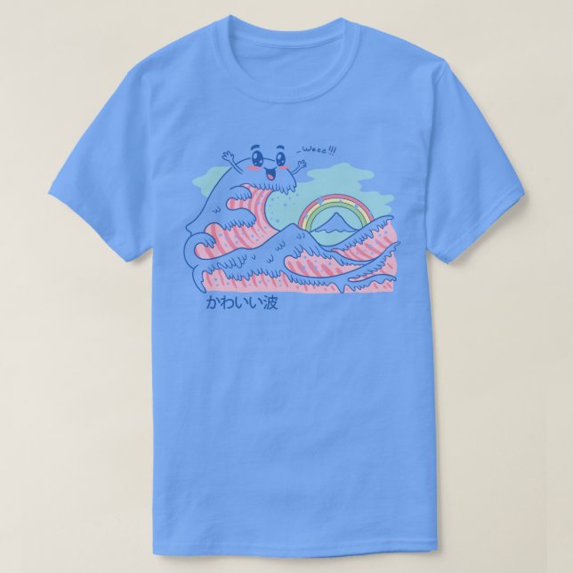 The Great Kawaii Wave  T-Shirt (Design Front)