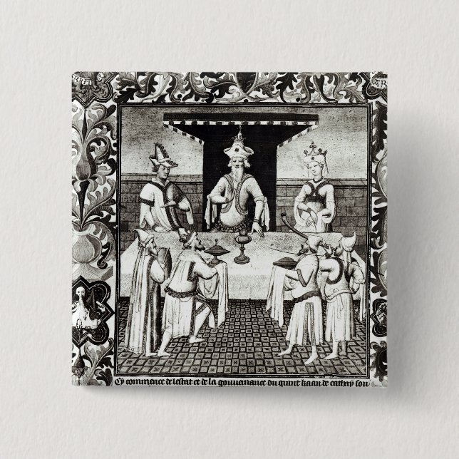 The Great Khan's feast 15 Cm Square Badge (Front)
