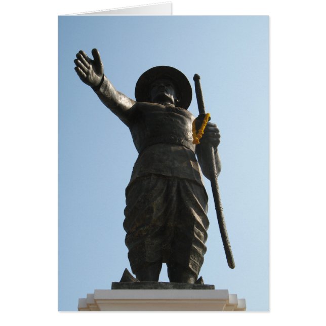 The Great King Anouvong ... Vientiane, Laos Card (Front)