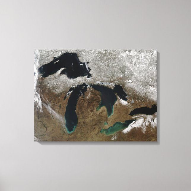 The Great Lakes 3 Canvas Print (Front)