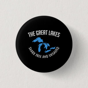 The Great Lakes 3 Cm Round Badge