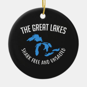 The Great Lakes Ceramic Tree Decoration