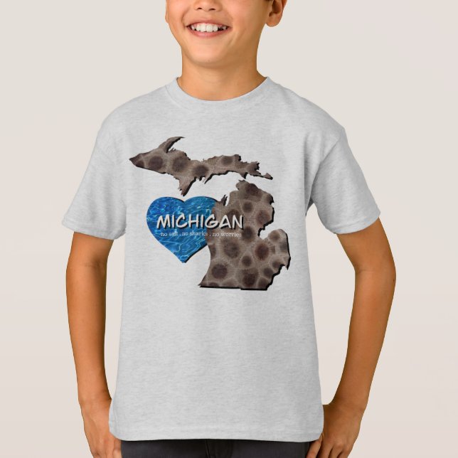 The Great Lakes | no salt, no sharks, no worries   T-Shirt (Front)