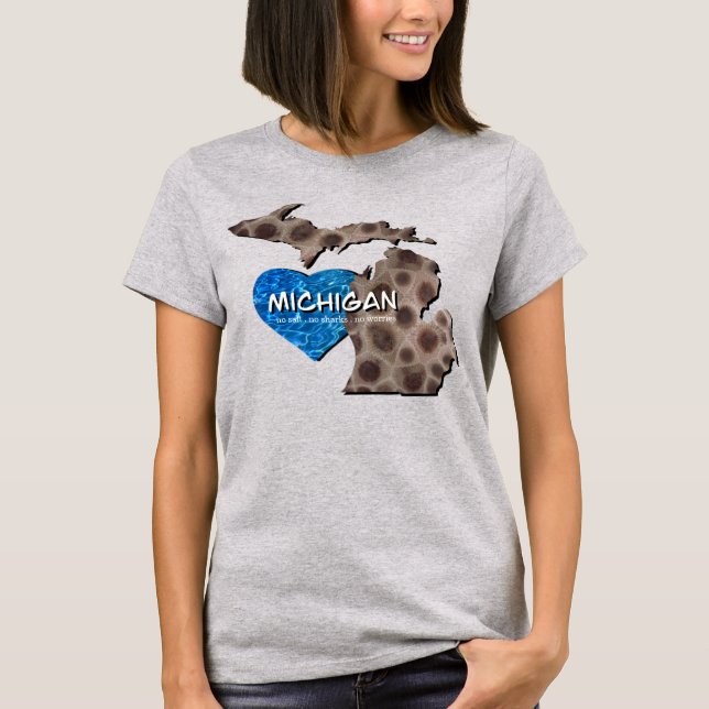 The Great Lakes | no salt, no sharks, no worries  T-Shirt (Front)