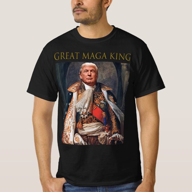 The Great Maga King Fun Trump Ultra Maga King  T-Shirt (Front)