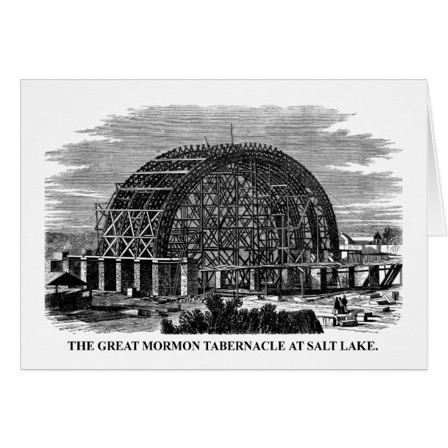 The Great Mormon Tabernacle at Salt Lake (Front Horizontal)