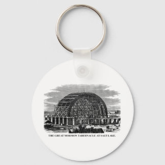 The Great Mormon Tabernacle at Salt Lake Key Ring
