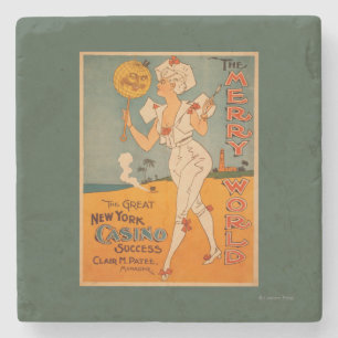 The Great New York Casino Success Theatre Stone Coaster