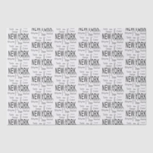 The Great New York City (typography) Tissue Paper