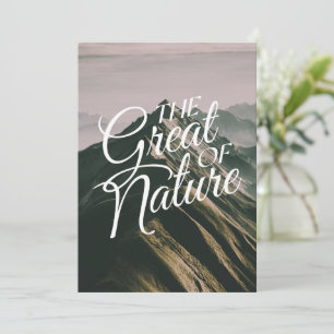 the great of nature  holiday card