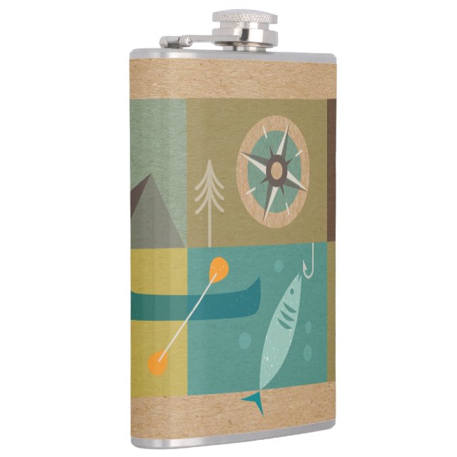 The Great Outdoors Hip Flask (Right)