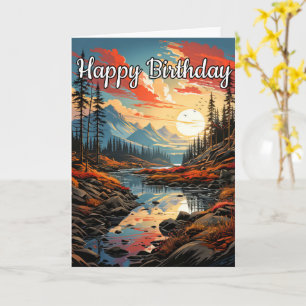 The Great Outdoors In Autumn Card