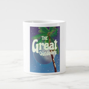 The Great Outdoors Palm and Moon Large Coffee Mug