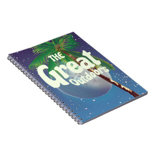 The Great Outdoors Palm and Moon Spiral Notebook