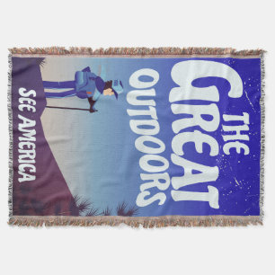 The Great Outdoors. Throw Blanket